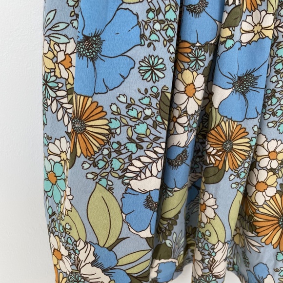 B.O.G. Collective size S crochet top floral lightweight mini dress boho - Picture 12 of 13